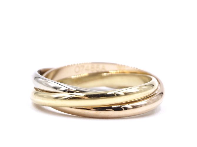 Love Cartier Tricolor 18k Trinity Ringgröße 49 - Ansicht 4