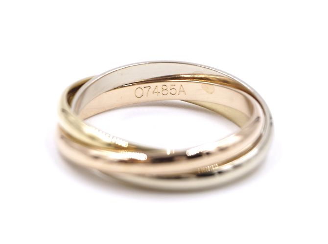 Love Cartier Tricolor 18k Trinity Ringgröße 49 - Ansicht 6