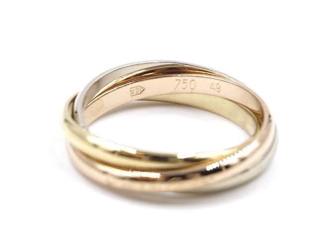 Love Cartier Tricolor 18k Trinity Ringgröße 49 - Ansicht 7