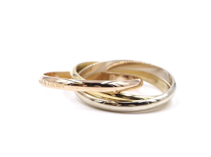 Love Cartier Tricolor 18k Trinity Ringgröße 49 - Ansicht 9