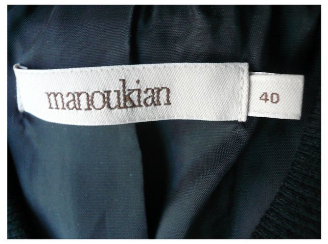 Alain Manoukian MANOUKIAN- TEDDY SEQUINS NEGRO T40 Nueva condición - vista 2