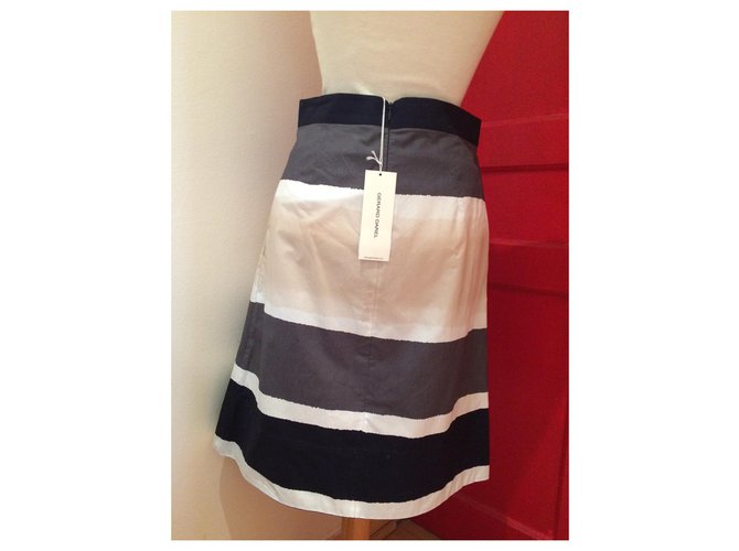 Falda Gerard Darel de algodón Talla 36 Multicolor - vista 2