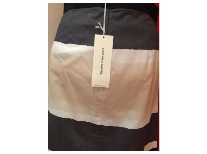 Falda Gerard Darel de algodón Talla 36 Multicolor - vista 3
