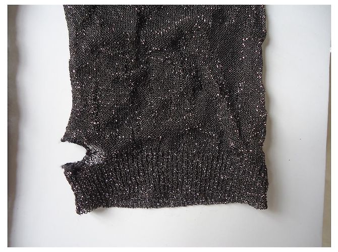 Zadig & Voltaire ZADIG DE LUJO Y VOLTAIRE - JERSEY BRILLANTE NEGRO - TS - vista 2