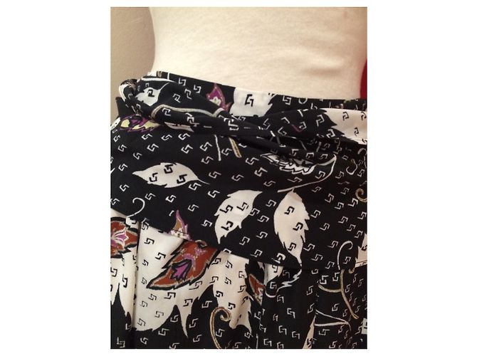 Gonna Isabel Marant in seta multicolore plissettata - vista 2