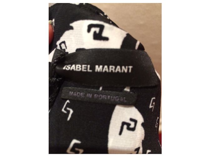 Gonna Isabel Marant in seta multicolore plissettata - vista 5