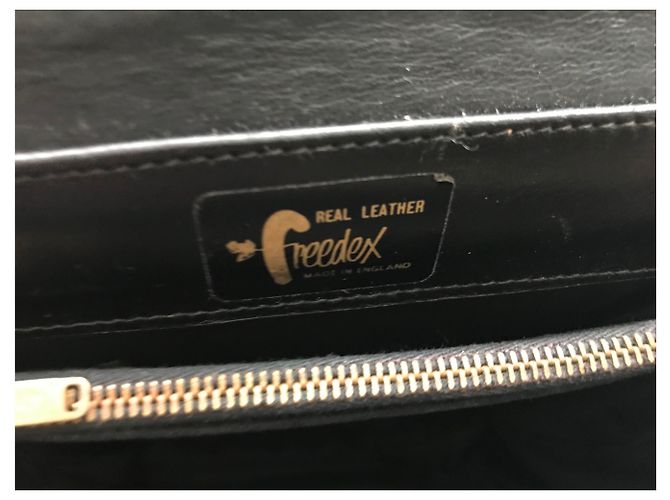 1950s Vintage Classic Handtasche Schwarz - Ansicht 11