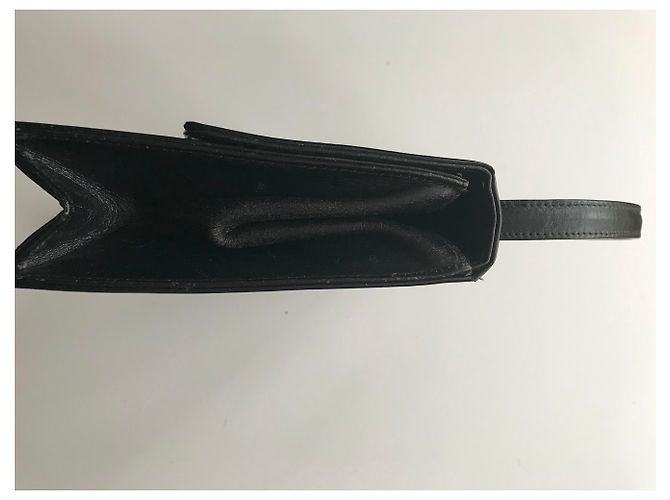 1950s Vintage Classic Handtasche Schwarz - Ansicht 3