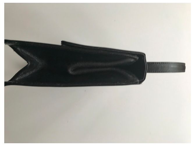 1950s Vintage Classic Handtasche Schwarz - Ansicht 4