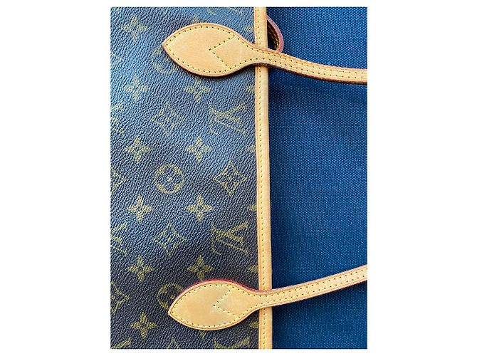 Neverfull Louis Vuitton Sacolas Marrom - vista 9