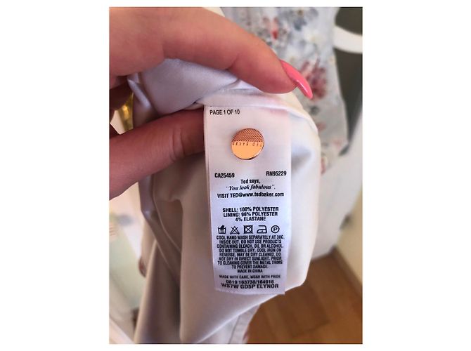 Abito maxi floreale Ted Baker Multicolore - vista 7