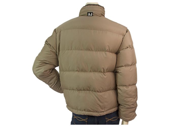 ARMANI JEANS Beige Womans Pufferjacke - Gr 38 - Ansicht 2