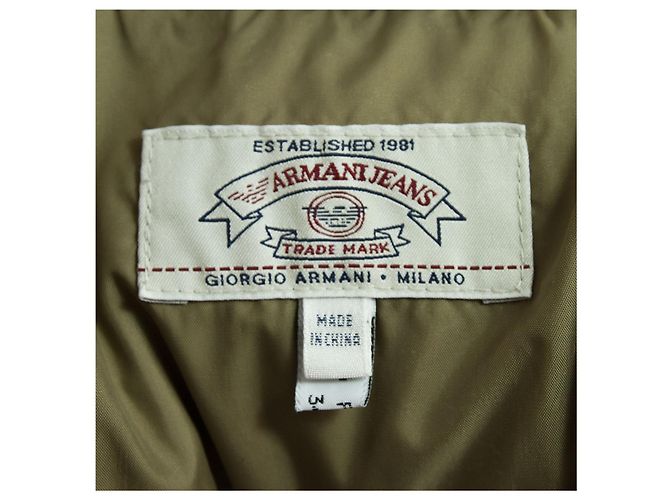 ARMANI JEANS Beige Womans Pufferjacke - Gr 38 - Ansicht 9