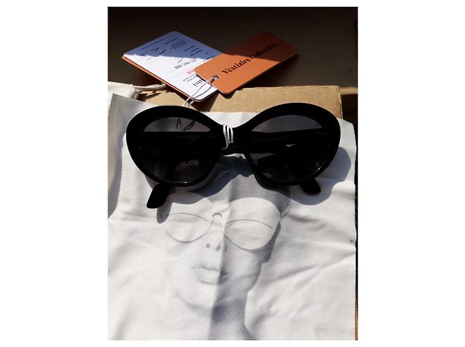 Courreges VINTAGE Courrège Gläser Schwarz - Ansicht 2