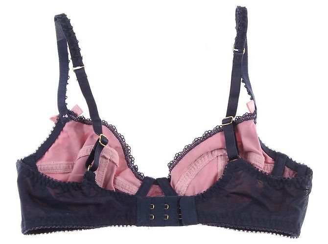 Reggiseno Agent Provocateur Blu Scuro e Rosa - vista 2