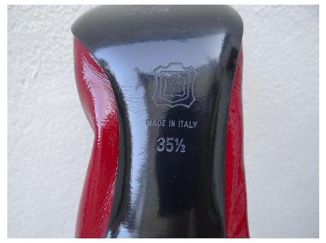 Décolleté Pierre Hardy Bordeaux in Vernice 35 Bordò - vista 7