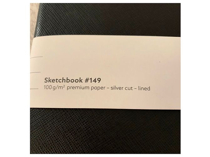 Montblanc Schwarzes Lederskizzenbuch #149 - Ansicht 3