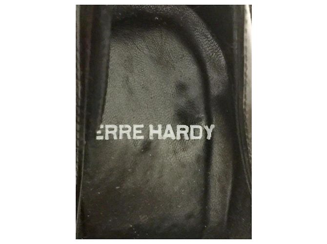 Décolleté Pierre Hardy in vernice nera e velluto Nero - vista 8