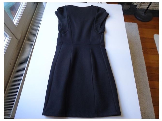 Vanessa Bruno Athe ATHEE VANESSA BRUNO - SCHWARZES WOLLKLEID - T..1 - Ansicht 5