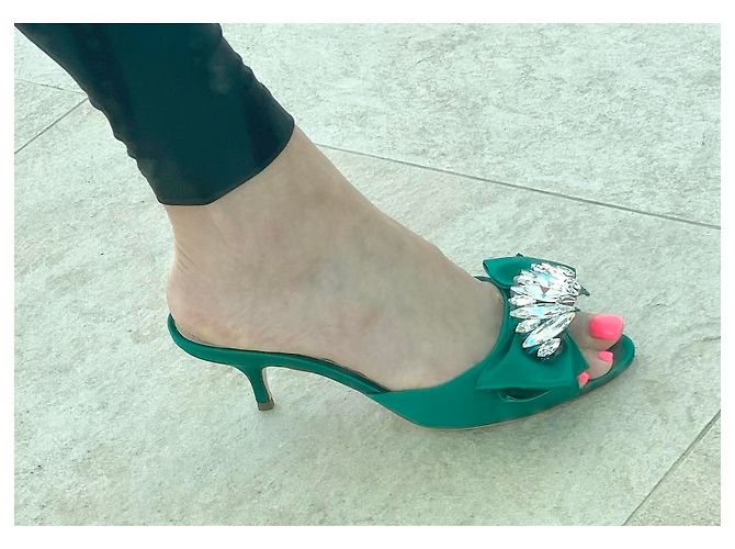 MULES MIU MIU VERDE SMERALDO Verde scuro - vista 5