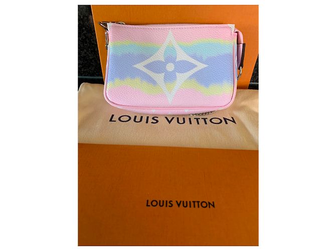 Louis Vuitton Mini bolsita escale Rosa - vista 3