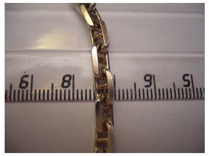 Autre Marque Collana a catena in argento stile Cartier 60 cm - vista 5