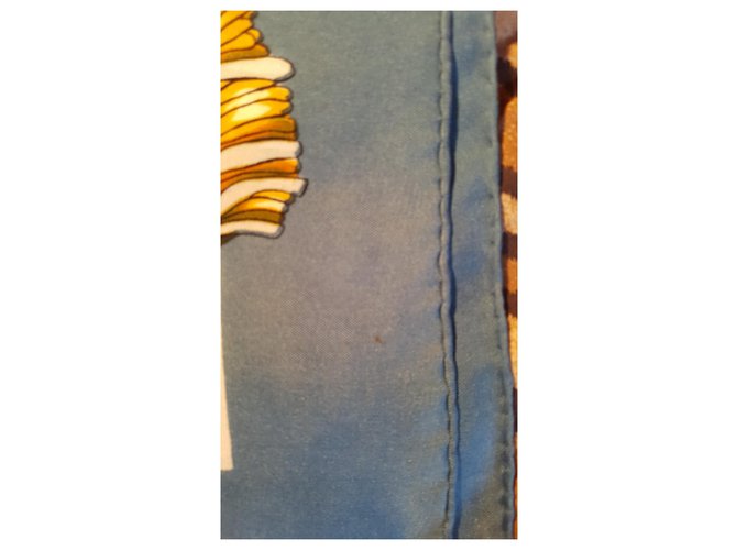 Sciarpa in seta Hermès multicolore 90x90 cm - vista 4