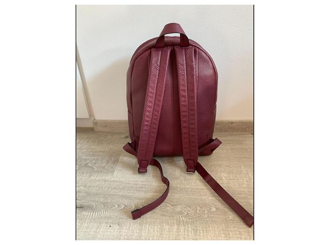 Michael Kors Backpack Dark Red Leather - view 3