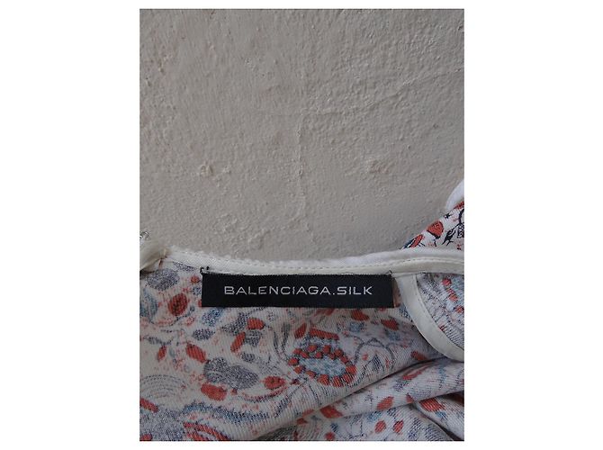 Balenciaga Seidenkleid Oversize Mehrfarbig Mehrfarben - Ansicht 11