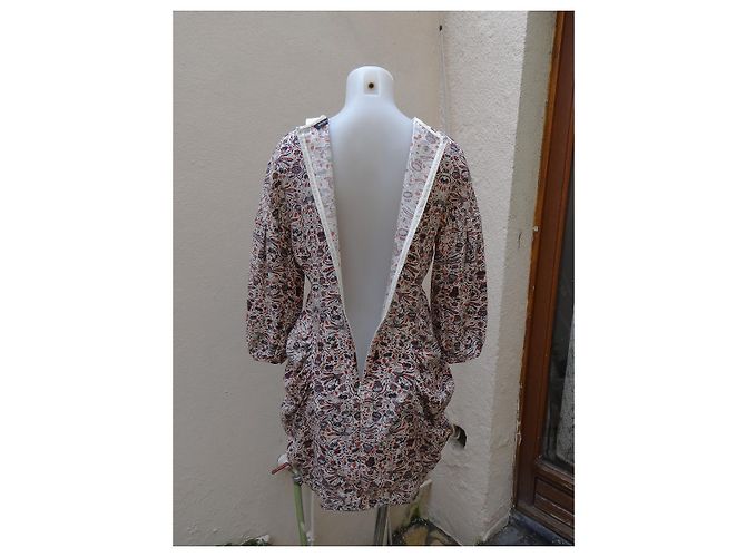 Balenciaga Seidenkleid Oversize Mehrfarbig Mehrfarben - Ansicht 9