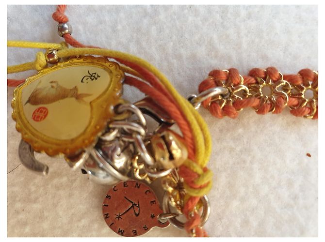 Reminiscence Halskette und Armband Golden - Ansicht 3