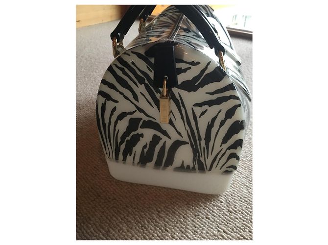 Borsa Furla Candy Nera Zebrata Nero - vista 4