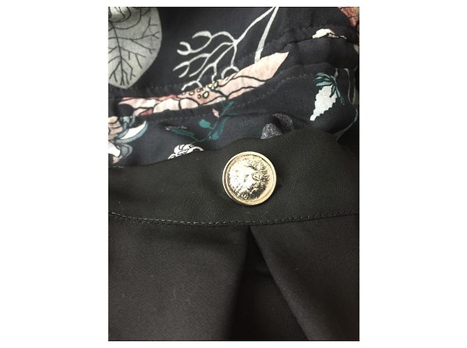 Versace Versus mini vestido o túnica de seda Negro - vista 3