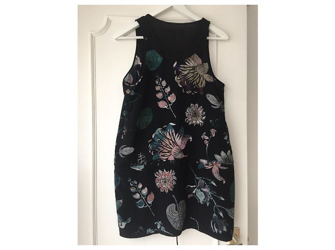 Versace Versus mini vestido o túnica de seda Negro - vista 7