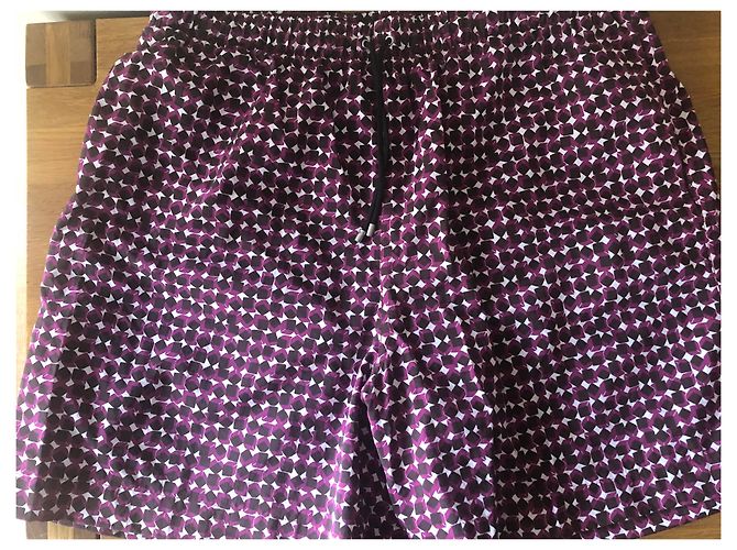 Hermès Pantaloncini da bagno Prugna - vista 7