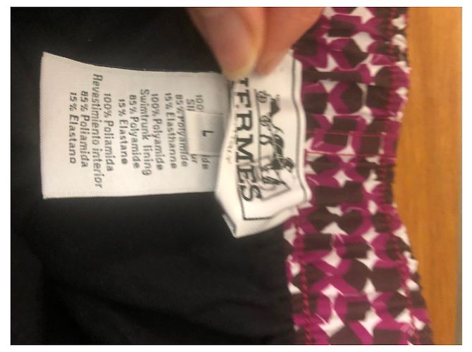 Hermès Pantaloncini da bagno Prugna - vista 8