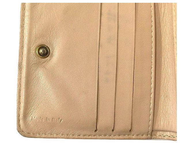 Céline CELINE kompakte Brieftasche mit Reißverschluss Rot Beige - Ansicht 5