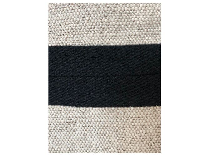Autre Marque Vestido Edouard Achour Paris Beige Algodón Lino - vista 4
