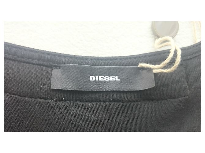 Camicia Diesel a maniche lunghe nera in cotone XS Nero - vista 2