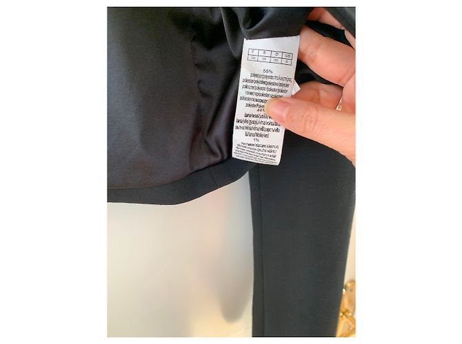 Alexandre Vauthier Kurze schwarze Smokingjacke - Ansicht 3