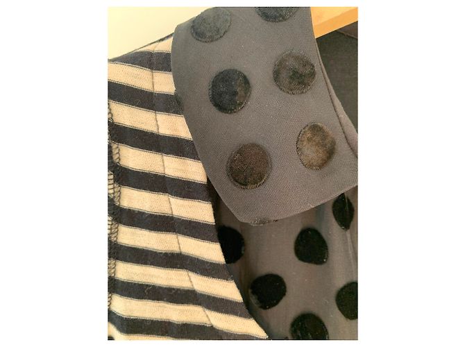 Sonia By Sonia Rykiel Top com bolinhas pretas e bege - vista 6