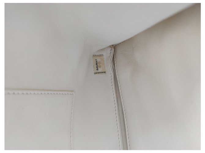 Chanel Borsa classica con patta Crema - vista 6