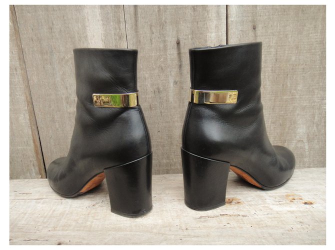 Stivaletti Givenchy in pelle nera 37 Nero - vista 5