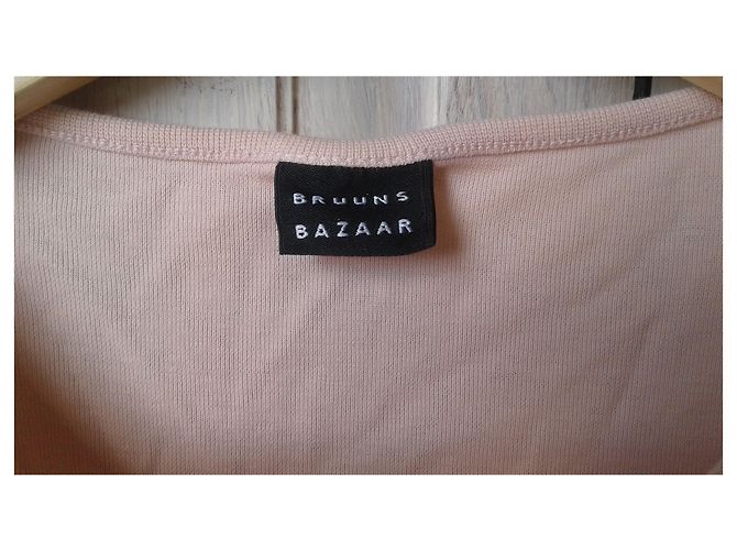 Camiseta Bruuns Bazaar Rosa de Algodón Bordada - vista 3