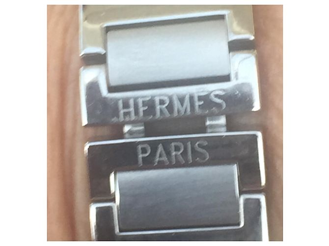 Orologio Hermès Nomadic in acciaio argentato Argento - vista 5
