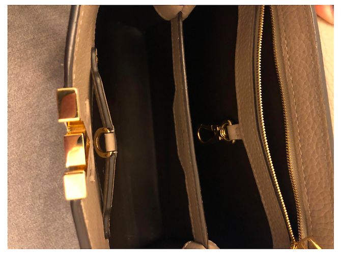 Louis Vuitton Capucines BB Galet Beige - vista 20