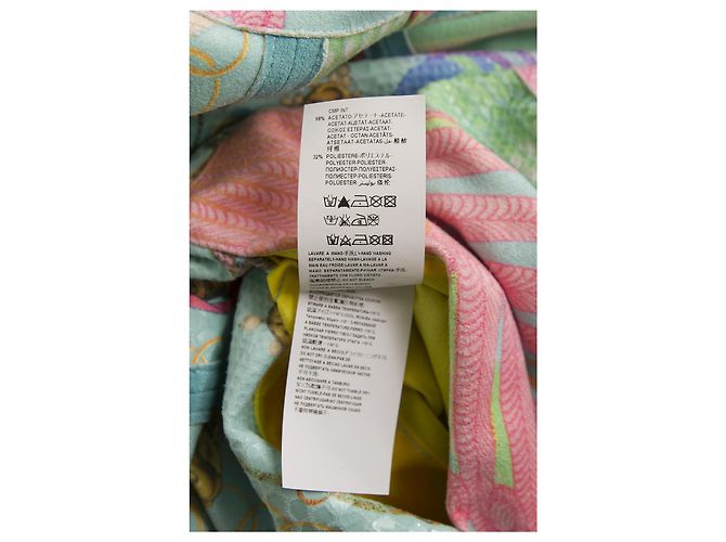 Just Cavalli Cardigan lungo foderato a due lati floreale turchese di classe Cavalli Class 40 - vista 7
