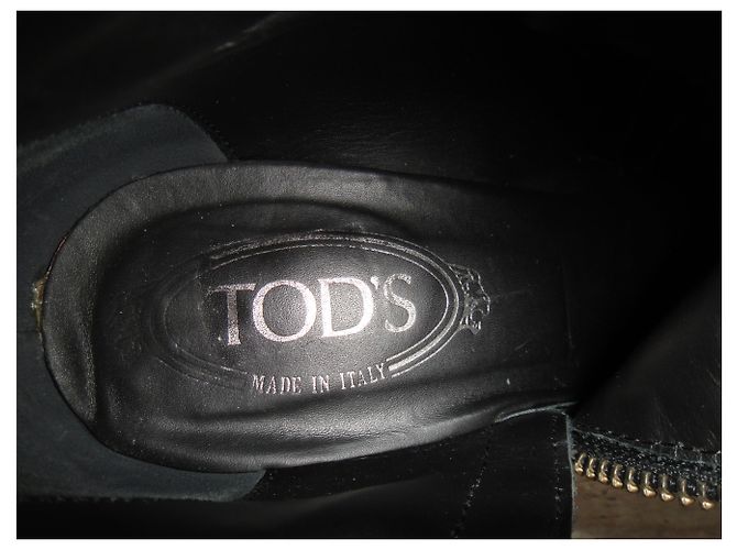 Botas Tod's de ante negro 40 - vista 2