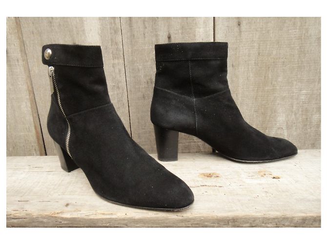 Botas Tod's de ante negro 40 - vista 4