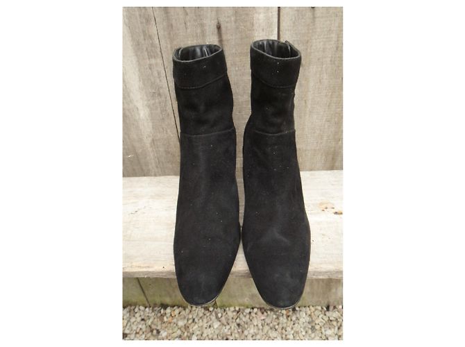 Botas Tod's de ante negro 40 - vista 5